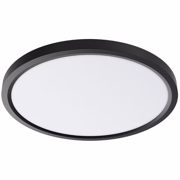 HLW LED LED Ceiling Light - Brinton Jin - 36W 3960lm - 840 Natural White 4000K - Ø400 mm - Surface Mounted - Round - Black HLW LED LED Ceiling Light - Brinton Jin - 36W 3960lm - 840 Natural White 4000K - Ø400 mm - Surface Mounted - Round - Black