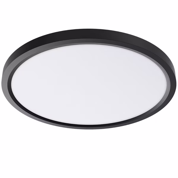 HLW LED LED Ceiling Light - Brinton Jin - 45W 5280lm - 840 Natural White 4000K - Ø500 mm - Surface Mounted - Round - Black HLW LED LED Ceiling Light - Brinton Jin - 45W 5280lm - 840 Natural White 4000K - Ø500 mm - Surface Mounted - Round - Black