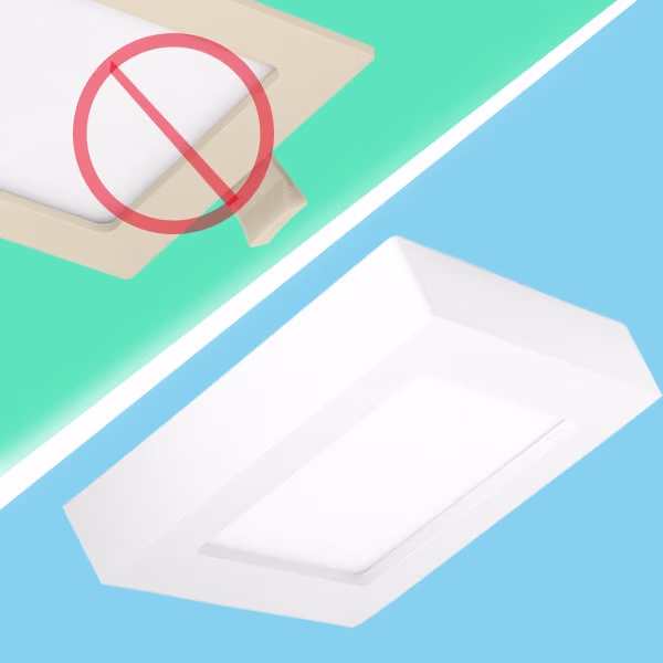 HLW LED LED Downlight Slim Pro - Aigi Strilo - Surface Mounted Square 6W - Bright/Cool White 6000K - Matte White - Plastic HLW LED LED Downlight Slim Pro - Aigi Strilo - Surface Mounted Square 6W - Bright/Cool White 6000K - Matte White - Plastic