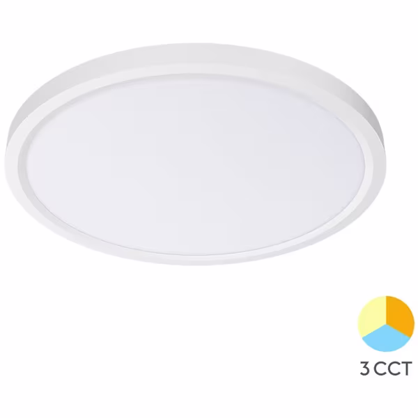 HLW LED LED Ceiling Light - Brinton Jin - 36W 3960lm - 840 Natural White 4000K - Ø400 mm - Surface Mounted - Round - White HLW LED LED Ceiling Light - Brinton Jin - 36W 3960lm - 840 Natural White 4000K - Ø400 mm - Surface Mounted - Round - White