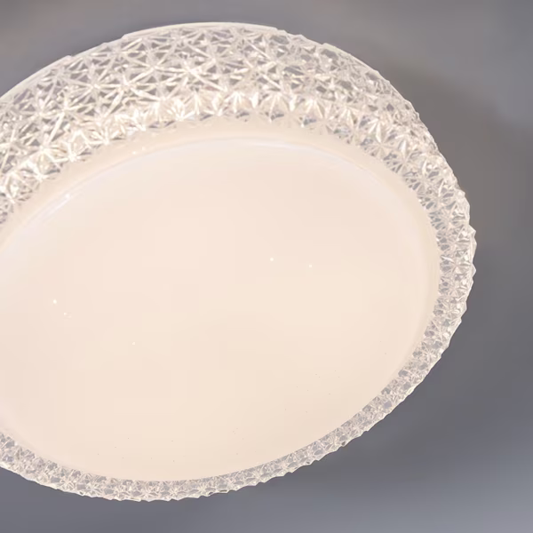 HLW LED LED Plafondlamp - Trion Pegyon - 12W - Warm Wit 3000K - Sterlicht - Sterlicht - Rond - Mat Wit - Acryl HLW LED LED Plafondlamp - Trion Pegyon - 12W - Warm Wit 3000K - Sterlicht - Sterlicht - Rond - Mat Wit - Acryl