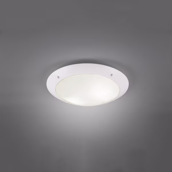 HLW LED LED Plafondlamp - Badkamerlamp - Trion Camiro - Opbouw Rond - Waterdicht IP54 - E27 Fitting - 2-lichts - Mat Wit - Kunststof HLW LED LED Plafondlamp - Badkamerlamp - Trion Camiro - Opbouw Rond - Waterdicht IP54 - E27 Fitting - 2-lichts - Mat Wit - Kunststof