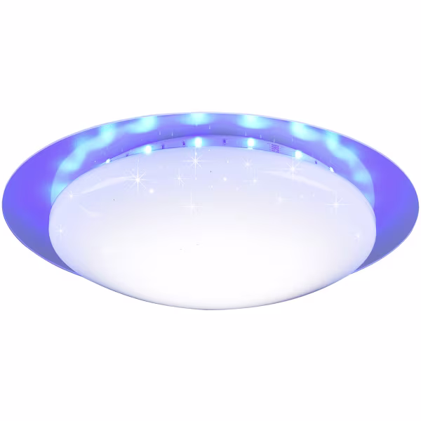 HLW LED LED Plafondlamp - Plafondverlichting - Trion Bolbi - 8.5W - Aanpasbare Kleur - RGBW - Afstandsbediening - Dimbaar - Rond - Mat Wit - Kunststof HLW LED LED Plafondlamp - Plafondverlichting - Trion Bolbi - 8.5W - Aanpasbare Kleur - RGBW - Afstandsbediening - Dimbaar - Rond - Mat Wit - Kunststof