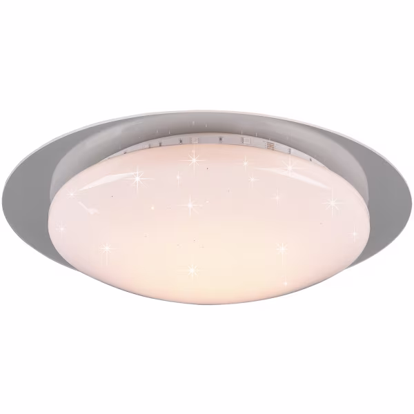 HLW LED LED Plafondlamp - Plafondverlichting - Trion Bolbi - 8.5W - Aanpasbare Kleur - RGBW - Afstandsbediening - Dimbaar - Rond - Mat Wit - Kunststof HLW LED LED Plafondlamp - Plafondverlichting - Trion Bolbi - 8.5W - Aanpasbare Kleur - RGBW - Afstandsbediening - Dimbaar - Rond - Mat Wit - Kunststof