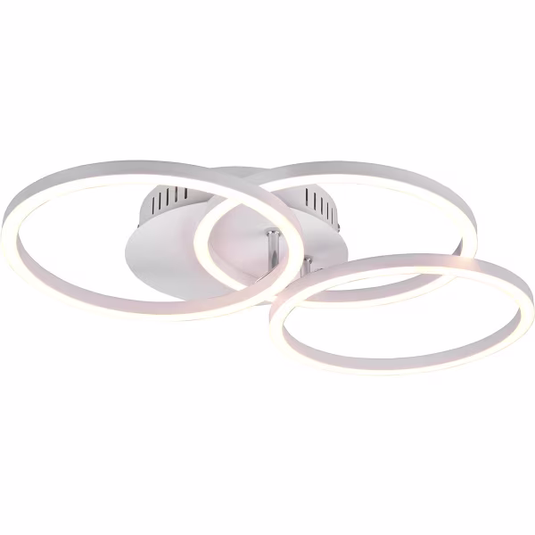 HLW LED LED Ceiling Lamp - Ceiling Lighting - Trion Corcol - 27W - Adjustable Color - Round - Matte White - Aluminum HLW LED LED Ceiling Lamp - Ceiling Lighting - Trion Corcol - 27W - Adjustable Color - Round - Matte White - Aluminum