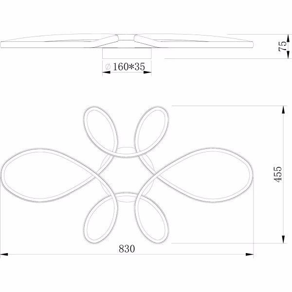 HLW LED LED Plafondlamp - Plafondverlichting - Trion Crowl - 32W - Natuurlijk Wit 4000K - Dimbaar - Mat Zwart - Metaal HLW LED LED Plafondlamp - Plafondverlichting - Trion Crowl - 32W - Natuurlijk Wit 4000K - Dimbaar - Mat Zwart - Metaal