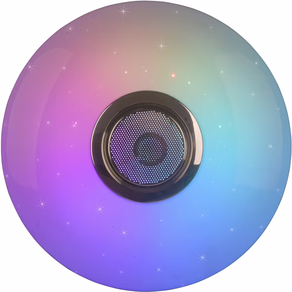 HLW LED LED Plafondlamp - Plafondverlichting - Trion Minan - 15.5W - RGBW - Dimbaar - Aanpasbare Kleur - Afstandsbediening - Bluetooth Speaker - Sterlicht - Rond - Mat Wit - Kunststof HLW LED LED Plafondlamp - Plafondverlichting - Trion Minan - 15.5W - RGBW - Dimbaar - Aanpasbare Kleur - Afstandsbediening - Bluetooth Speaker - Sterlicht - Rond - Mat Wit - Kunststof