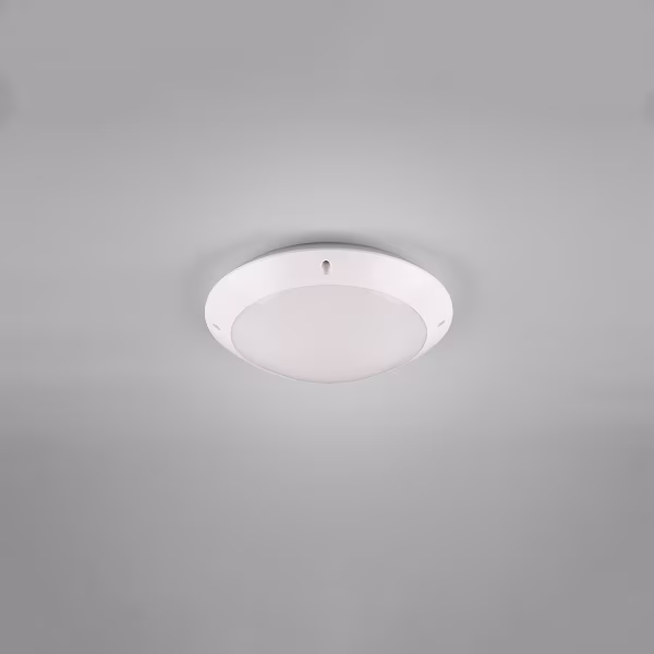HLW LED LED Plafondlamp - Badkamerlamp - Trion Camiro - Opbouw Rond - Waterdicht IP54 - E27 Fitting - Mat Wit - Kunststof HLW LED LED Plafondlamp - Badkamerlamp - Trion Camiro - Opbouw Rond - Waterdicht IP54 - E27 Fitting - Mat Wit - Kunststof