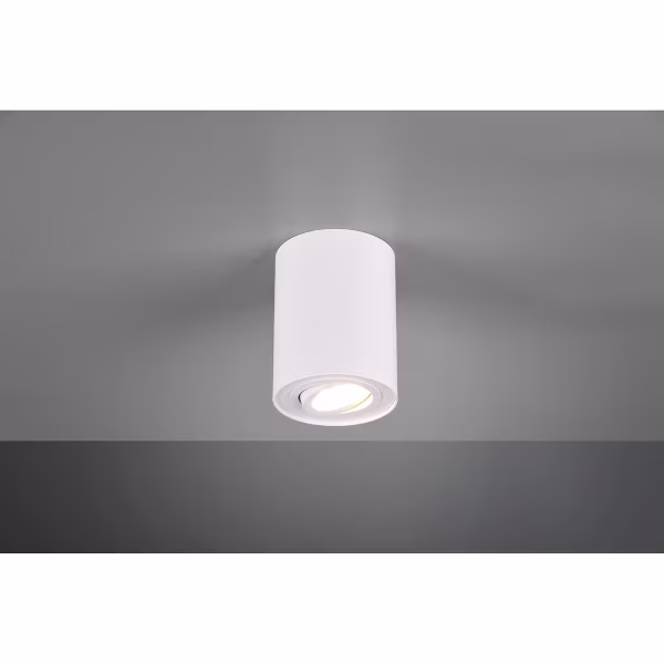 HLW LED LED Plafondlamp - Plafondverlichting - Trion Cosmin - GU10 Fitting - 1-lichts - Rond - Mat Wit - Aluminium HLW LED LED Plafondlamp - Plafondverlichting - Trion Cosmin - GU10 Fitting - 1-lichts - Rond - Mat Wit - Aluminium