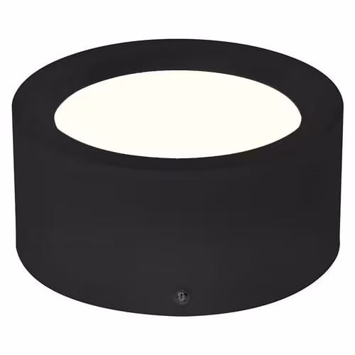 HLW LED LED Downlight - Surface Mounted Round High 15W - Natural White 4200K - Matte Black Aluminum - Ø180mm HLW LED LED Downlight - Surface Mounted Round High 15W - Natural White 4200K - Matte Black Aluminum - Ø180mm