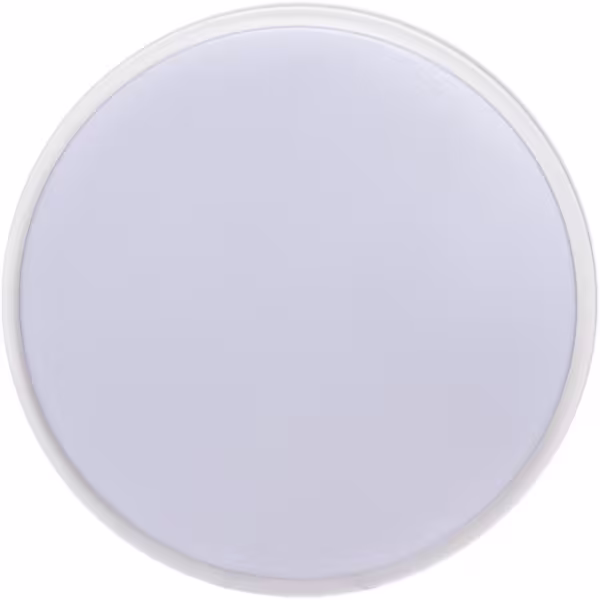 HLW LED LED Ceiling Light - Aigi Santi - Surface Mounted Round 12W - Warm White 3000K - Matte White Aluminum HLW LED LED Ceiling Light - Aigi Santi - Surface Mounted Round 12W - Warm White 3000K - Matte White Aluminum