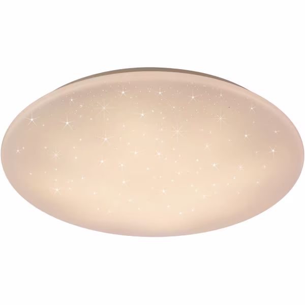 HLW LED LED Ceiling Light - Trion Star - 27W - Adjustable Color - Dimmable - Remote Control - Star Light - Round - Matte White - Plastic HLW LED LED Ceiling Light - Trion Star - 27W - Adjustable Color - Dimmable - Remote Control - Star Light - Round - Matte White - Plastic