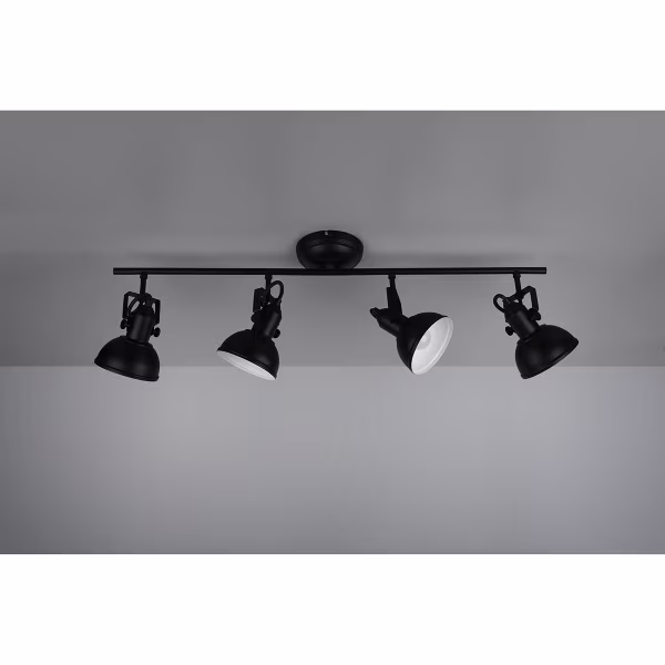 HLW LED LED Plafondspot - Trion Gini - E14 Fitting - 4-lichts - Rechthoek - Mat Zwart - Aluminium HLW LED LED Plafondspot - Trion Gini - E14 Fitting - 4-lichts - Rechthoek - Mat Zwart - Aluminium