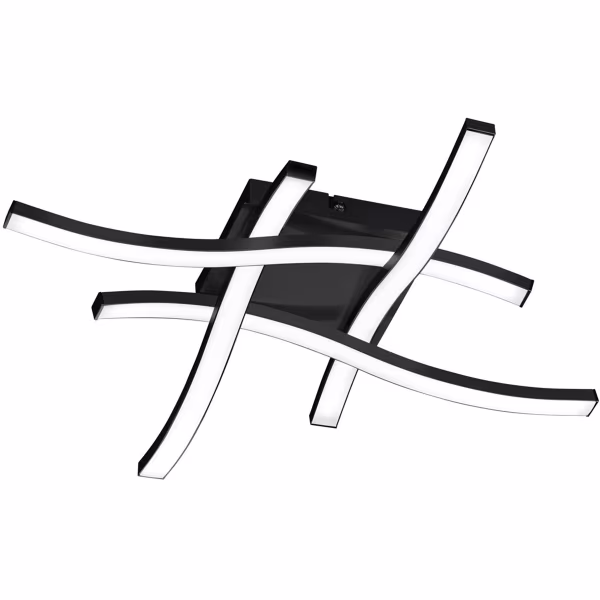 HLW LED LED Plafondlamp - Plafondverlichting - Trion Ritonu - 20W - Warm Wit 3000K - Vierkant - Mat Zwart - Aluminium HLW LED LED Plafondlamp - Plafondverlichting - Trion Ritonu - 20W - Warm Wit 3000K - Vierkant - Mat Zwart - Aluminium