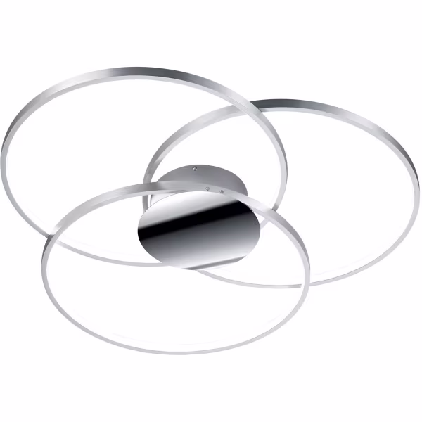 HLW LED LED Plafondlamp - Plafondverlichting - Trion Sidon - 40W - Warm Wit 3000K - Dimbaar - Rond - Mat Grijs - Aluminium HLW LED LED Plafondlamp - Plafondverlichting - Trion Sidon - 40W - Warm Wit 3000K - Dimbaar - Rond - Mat Grijs - Aluminium