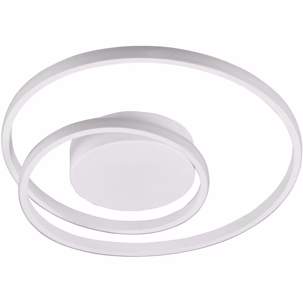 HLW LED LED Ceiling Light - Trion Zobun - 22W - Warm White 3000K - Dimmable - Round - Matt White - Aluminum HLW LED LED Ceiling Light - Trion Zobun - 22W - Warm White 3000K - Dimmable - Round - Matt White - Aluminum