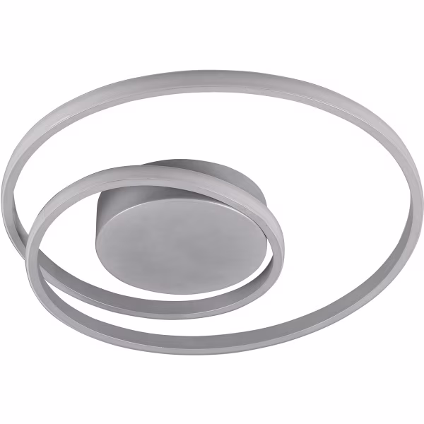 HLW LED LED Plafondlamp - Trion Zobun - 22W - Warm Wit 3000K - Dimbaar - Rond - Mat Titaan - Aluminium HLW LED LED Plafondlamp - Trion Zobun - 22W - Warm Wit 3000K - Dimbaar - Rond - Mat Titaan - Aluminium