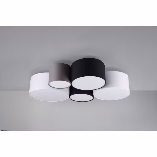 HLW LED LED Plafondlamp - Plafondverlichting - Trion Hotia - E27 Fitting - 5-lichts - Rond - Meerkleurig - Aluminium HLW LED LED Plafondlamp - Plafondverlichting - Trion Hotia - E27 Fitting - 5-lichts - Rond - Meerkleurig - Aluminium