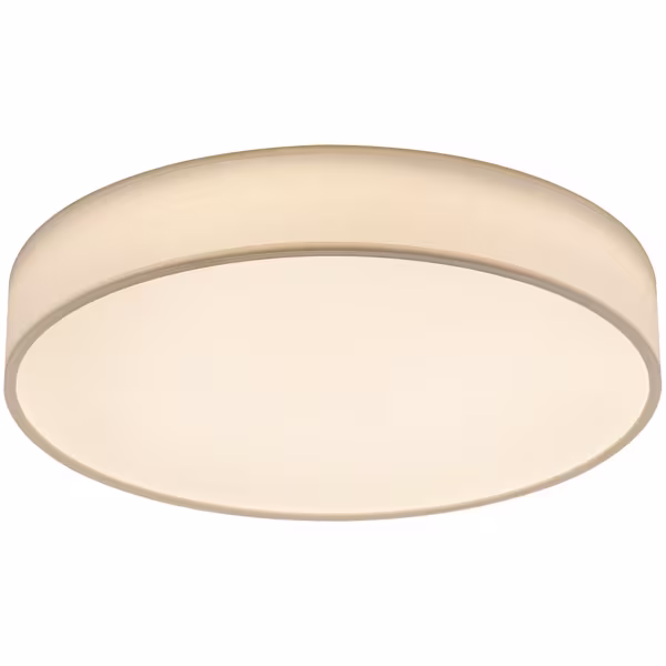 HLW LED LED Ceiling Lamp - Ceiling Lighting - Trion Lanago - 42W - Adjustable Color - Remote Control - Dimmable - Round - Matte White - Textile