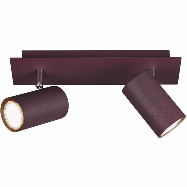 HLW LED LED Plafondspot - Trion Mary - GU10 Fitting - 2-lichts - Rechthoek - Roestkleur - Aluminium HLW LED LED Plafondspot - Trion Mary - GU10 Fitting - 2-lichts - Rechthoek - Roestkleur - Aluminium