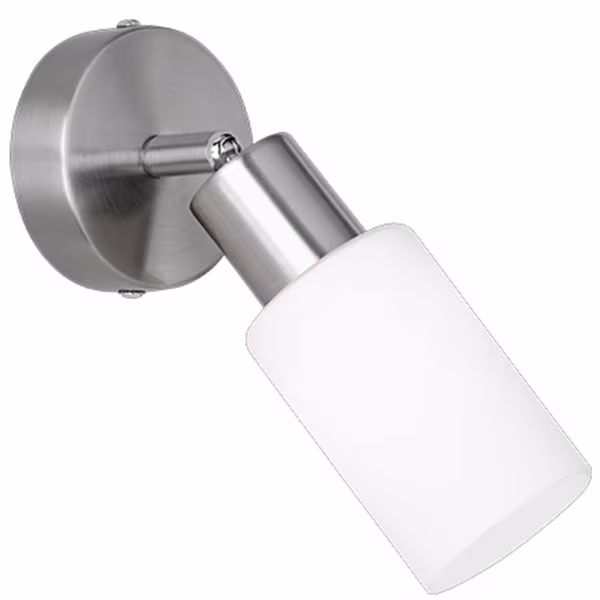 HLW LED LED Wandspot - Trion Smast - E14 Fitting - Rond - Mat Nikkel - Aluminium HLW LED LED Wandspot - Trion Smast - E14 Fitting - Rond - Mat Nikkel - Aluminium