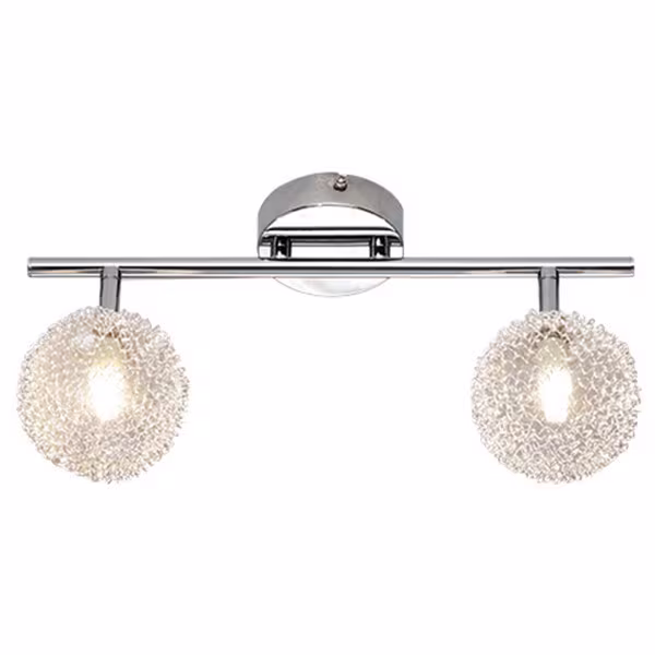 HLW LED LED Plafondspot - Trion Ware - G9 Fitting - 2-lichts - Rechthoek - Glans Chroom - Aluminium HLW LED LED Plafondspot - Trion Ware - G9 Fitting - 2-lichts - Rechthoek - Glans Chroom - Aluminium