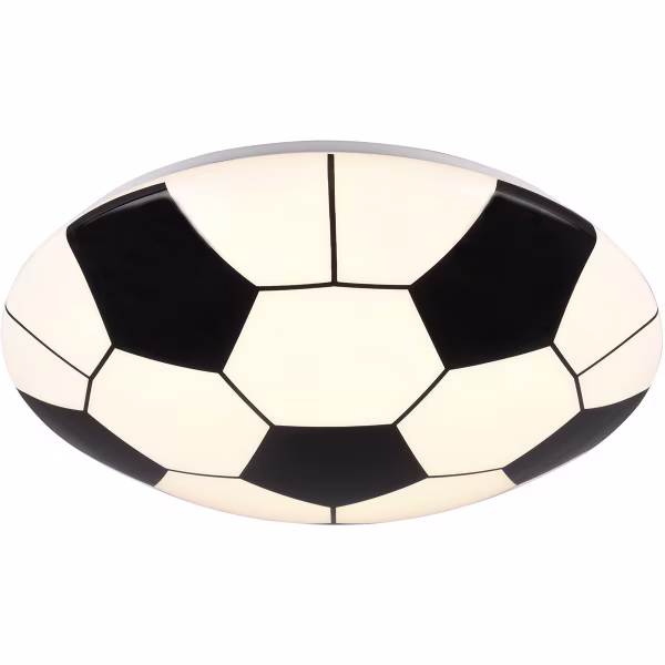 HLW LED LED Ceiling Lamp - Trion Koppie - 12W - Warm White 3000K - Round - Matte White - Plastic