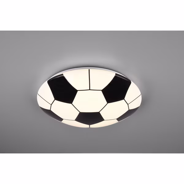 HLW LED LED Ceiling Lamp - Trion Koppie - 12W - Warm White 3000K - Round - Matte White - Plastic