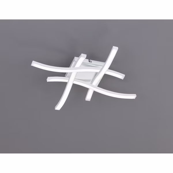 HLW LED LED Ceiling Light - Ceiling Lighting - Trion Ritonu - 20W - Natural White 4000K - Square - Matte White - Aluminum HLW LED LED Ceiling Light - Ceiling Lighting - Trion Ritonu - 20W - Natural White 4000K - Square - Matte White - Aluminum