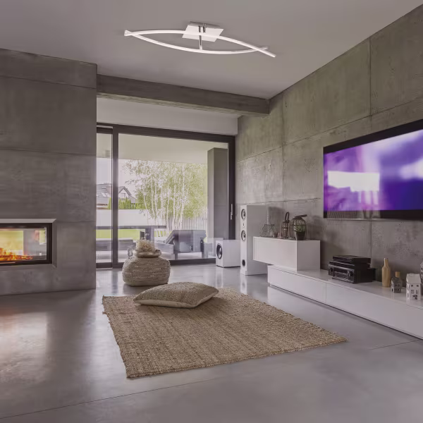 HLW LED LED Plafondlamp - Plafondverlichting - Onamo - 16W - Natuurlijk Wit 4000K - Mat Chroom - Aluminium HLW LED LED Plafondlamp - Plafondverlichting - Onamo - 16W - Natuurlijk Wit 4000K - Mat Chroom - Aluminium