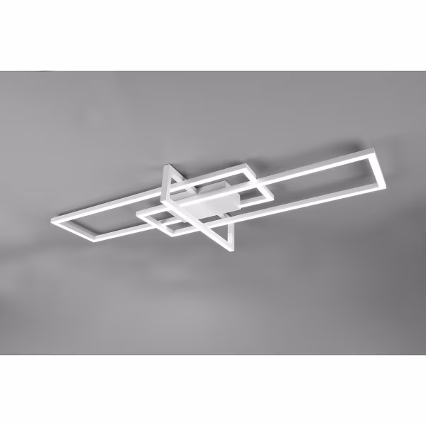 HLW LED LED Plafondlamp - Plafondverlichting - Trion Salana - 34W - Natuurlijk Wit 4000K - Dimbaar - Rechthoek - Mat Wit - Aluminium HLW LED LED Plafondlamp - Plafondverlichting - Trion Salana - 34W - Natuurlijk Wit 4000K - Dimbaar - Rechthoek - Mat Wit - Aluminium