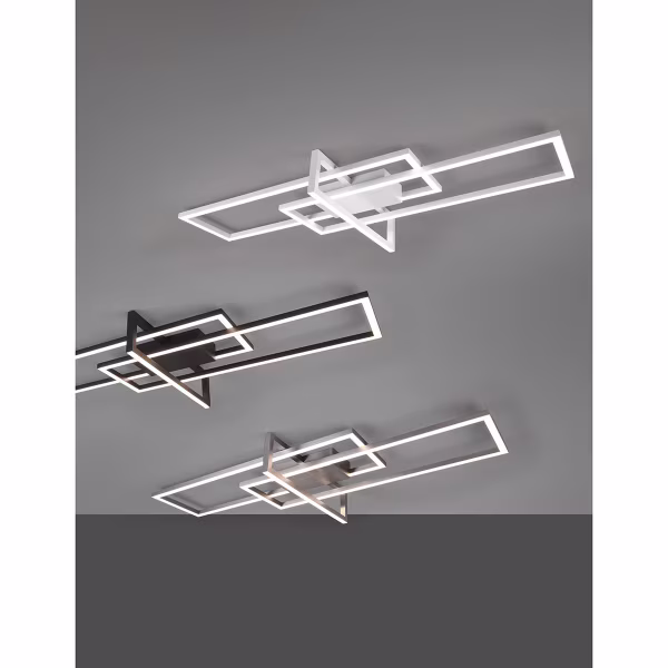 HLW LED LED Plafondlamp - Plafondverlichting - Trion Salana - 34W - Natuurlijk Wit 4000K - Dimbaar - Rechthoek - Mat Wit - Aluminium HLW LED LED Plafondlamp - Plafondverlichting - Trion Salana - 34W - Natuurlijk Wit 4000K - Dimbaar - Rechthoek - Mat Wit - Aluminium