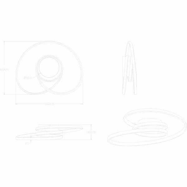 HLW LED LED Plafondlamp - Plafondverlichting - Trion Sonso - 18.5W - Warm Wit 3000K - Dimbaar - Rond - Mat Nikkel - Aluminium HLW LED LED Plafondlamp - Plafondverlichting - Trion Sonso - 18.5W - Warm Wit 3000K - Dimbaar - Rond - Mat Nikkel - Aluminium