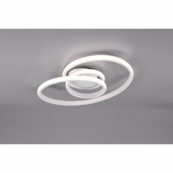 HLW LED LED Ceiling Lamp - Ceiling Lighting - Trion Sonso - 18.5W - Natural White 4000K - Dimmable - Round - Matte White - Aluminum HLW LED LED Ceiling Lamp - Ceiling Lighting - Trion Sonso - 18.5W - Natural White 4000K - Dimmable - Round - Matte White - Aluminum
