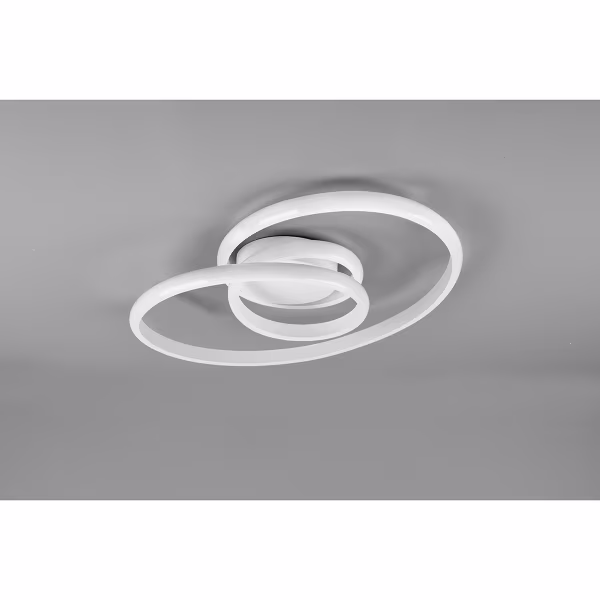 HLW LED LED Ceiling Lamp - Ceiling Lighting - Trion Sonso - 18.5W - Natural White 4000K - Dimmable - Round - Matte White - Aluminum HLW LED LED Ceiling Lamp - Ceiling Lighting - Trion Sonso - 18.5W - Natural White 4000K - Dimmable - Round - Matte White - Aluminum