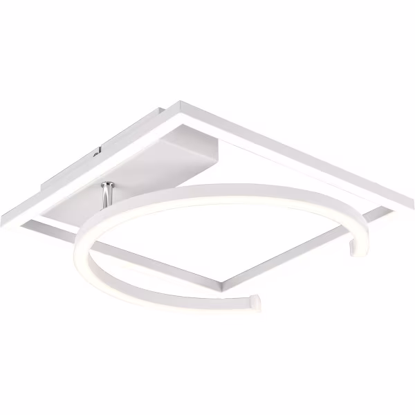 HLW LED LED Plafondlamp - Plafondverlichting - Trion Pivacci - 23.5W - Natuurlijk Wit 4000K - Dimbaar - Vierkant - Mat Wit - Aluminium HLW LED LED Plafondlamp - Plafondverlichting - Trion Pivacci - 23.5W - Natuurlijk Wit 4000K - Dimbaar - Vierkant - Mat Wit - Aluminium