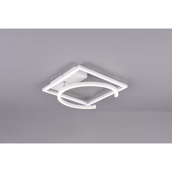 HLW LED LED Plafondlamp - Plafondverlichting - Trion Pivacci - 23.5W - Natuurlijk Wit 4000K - Dimbaar - Vierkant - Mat Wit - Aluminium HLW LED LED Plafondlamp - Plafondverlichting - Trion Pivacci - 23.5W - Natuurlijk Wit 4000K - Dimbaar - Vierkant - Mat Wit - Aluminium