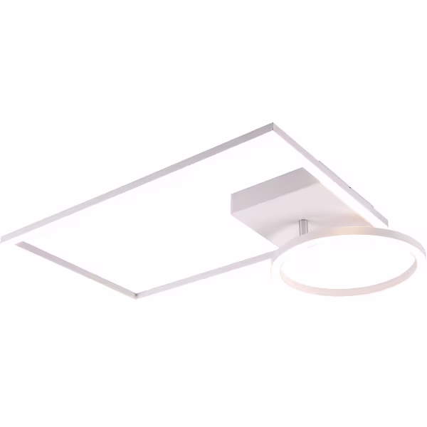 HLW LED LED Plafondlamp - Plafondverlichting - Trion Viyona - 24W - Natuurlijk Wit 4000K - Dimbaar - Rechthoek - Mat Wit - Aluminium HLW LED LED Plafondlamp - Plafondverlichting - Trion Viyona - 24W - Natuurlijk Wit 4000K - Dimbaar - Rechthoek - Mat Wit - Aluminium