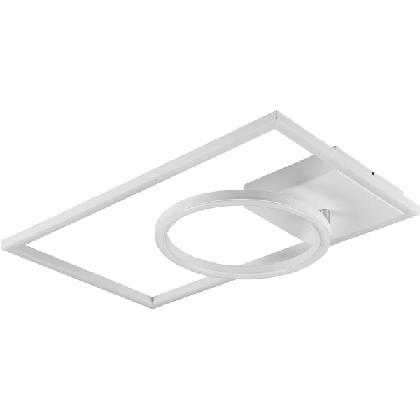 HLW LED LED Plafondlamp - Plafondverlichting - Trion Viyona - 24W - Natuurlijk Wit 4000K - Dimbaar - Rechthoek - Mat Wit - Aluminium HLW LED LED Plafondlamp - Plafondverlichting - Trion Viyona - 24W - Natuurlijk Wit 4000K - Dimbaar - Rechthoek - Mat Wit - Aluminium