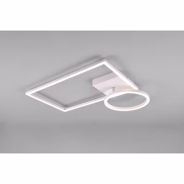 HLW LED LED Plafondlamp - Plafondverlichting - Trion Viyona - 24W - Natuurlijk Wit 4000K - Dimbaar - Rechthoek - Mat Wit - Aluminium HLW LED LED Plafondlamp - Plafondverlichting - Trion Viyona - 24W - Natuurlijk Wit 4000K - Dimbaar - Rechthoek - Mat Wit - Aluminium
