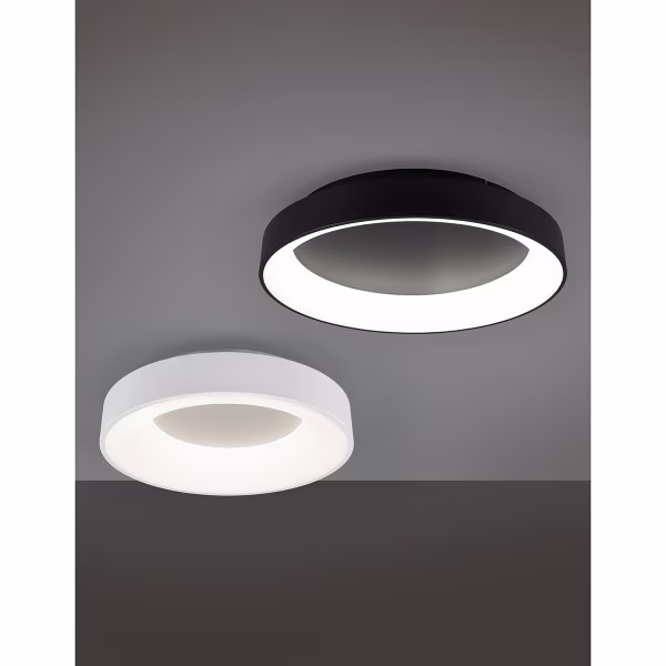 HLW LED LED Plafondlamp - Plafondverlichting - Trion Gurano - 27W - Natuurlijk Wit 4000K - Dimbaar - Rond - Mat Wit - Aluminium HLW LED LED Plafondlamp - Plafondverlichting - Trion Gurano - 27W - Natuurlijk Wit 4000K - Dimbaar - Rond - Mat Wit - Aluminium