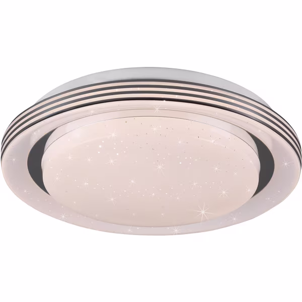 HLW LED LED Plafondlamp - Plafondverlichting - Trion Atras - 10.5W - Aanpasbare Kleur - Afstandsbediening - Dimbaar - Sterlicht - Rond - Mat Wit - Kunststof HLW LED LED Plafondlamp - Plafondverlichting - Trion Atras - 10.5W - Aanpasbare Kleur - Afstandsbediening - Dimbaar - Sterlicht - Rond - Mat Wit - Kunststof