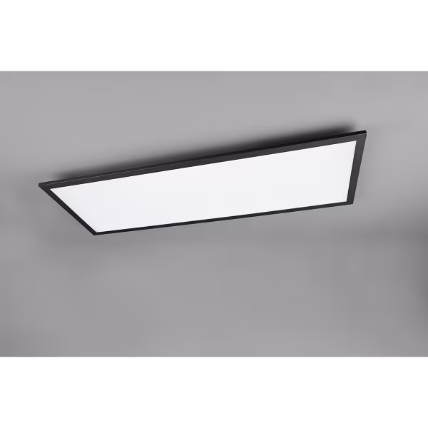 HLW LED LED Plafondlamp - Plafondverlichting - Trion Tirus - 34W - Aanpasbare Kleur - Afstandsbediening - Dimbaar - Rechthoek - Mat Zwart - Aluminium HLW LED LED Plafondlamp - Plafondverlichting - Trion Tirus - 34W - Aanpasbare Kleur - Afstandsbediening - Dimbaar - Rechthoek - Mat Zwart - Aluminium