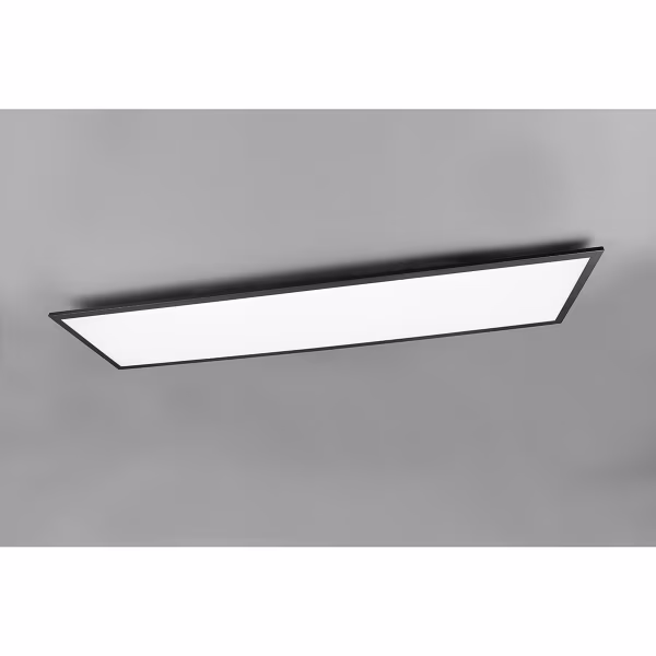 HLW LED LED Ceiling Light - Ceiling Lighting - Trion Tirus XL - 34W - Adjustable Color - Remote Control - Dimmable - Rectangle - Matte Black - Aluminum HLW LED LED Ceiling Light - Ceiling Lighting - Trion Tirus XL - 34W - Adjustable Color - Remote Control - Dimmable - Rectangle - Matte Black - Aluminum