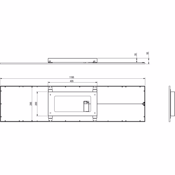HLW LED LED Ceiling Light - Ceiling Lighting - Trion Tirus XL - 34W - Adjustable Color - Remote Control - Dimmable - Rectangle - Matte Black - Aluminum HLW LED LED Ceiling Light - Ceiling Lighting - Trion Tirus XL - 34W - Adjustable Color - Remote Control - Dimmable - Rectangle - Matte Black - Aluminum