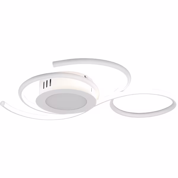 HLW LED LED Plafondlamp - Plafondverlichting - Trion Jivino - 36W - Aanpasbare Kleur - Dimbaar - Rond - Mat Wit - Aluminium HLW LED LED Plafondlamp - Plafondverlichting - Trion Jivino - 36W - Aanpasbare Kleur - Dimbaar - Rond - Mat Wit - Aluminium