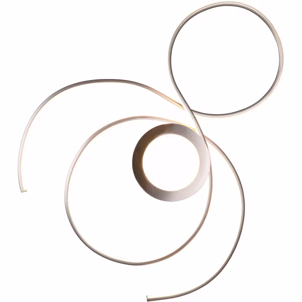 HLW LED LED Plafondlamp - Plafondverlichting - Trion Jivino - 48W - Aanpasbare Kleur - Dimbaar - Rond - Mat Nikkel - Aluminium HLW LED LED Plafondlamp - Plafondverlichting - Trion Jivino - 48W - Aanpasbare Kleur - Dimbaar - Rond - Mat Nikkel - Aluminium