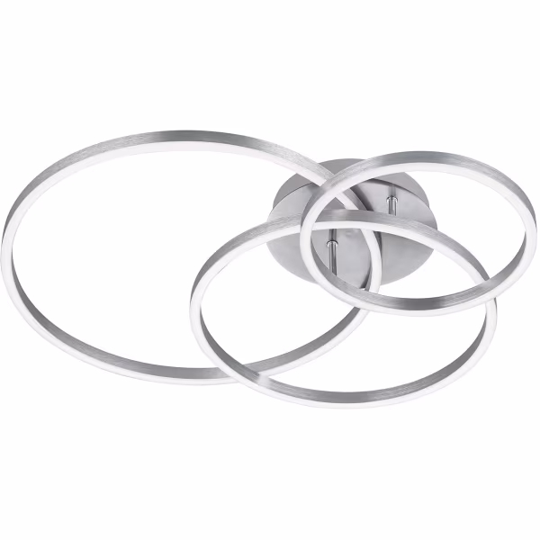 HLW LED LED Ceiling Light - Ceiling Lighting - Trion Winton - 28W + 10W - Adjustable Color - Dimmable - Round - Matte Nickel - Aluminum HLW LED LED Ceiling Light - Ceiling Lighting - Trion Winton - 28W + 10W - Adjustable Color - Dimmable - Round - Matte Nickel - Aluminum