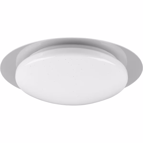HLW LED LED Plafondlamp - Badkamerlamp - Trion Frozen - 12W - RGBW - Dimbaar - Afstandsbediening - Sterlicht - Rond - Mat Wit - Kunststof HLW LED LED Plafondlamp - Badkamerlamp - Trion Frozen - 12W - RGBW - Dimbaar - Afstandsbediening - Sterlicht - Rond - Mat Wit - Kunststof