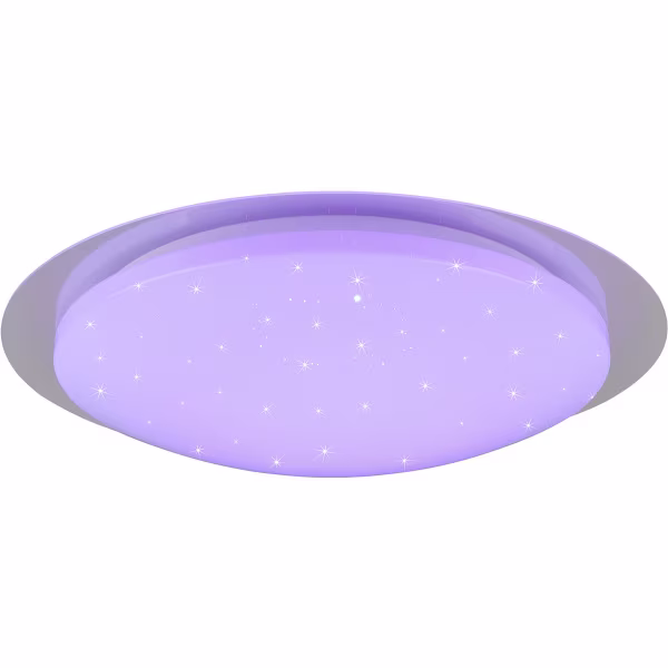 HLW LED LED Plafondlamp - Badkamerlamp - Trion Frozen - 18.5W - RGBW - Dimbaar - Afstandsbediening - Sterlicht - Rond - Mat Wit - Kunststof HLW LED LED Plafondlamp - Badkamerlamp - Trion Frozen - 18.5W - RGBW - Dimbaar - Afstandsbediening - Sterlicht - Rond - Mat Wit - Kunststof